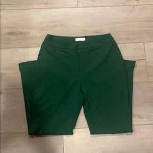 Green Coldwater Creek slacks